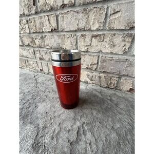 Ford Stainless Steel Travel Mug for Ford (Red) 16‎ Ounce Tumbler with Lid